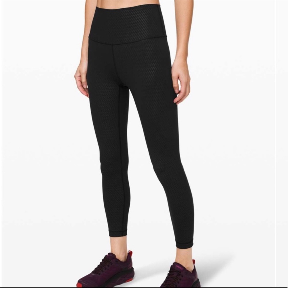 Lululemon Diverge Emboss Wunder Train High-Rise Tight 25"